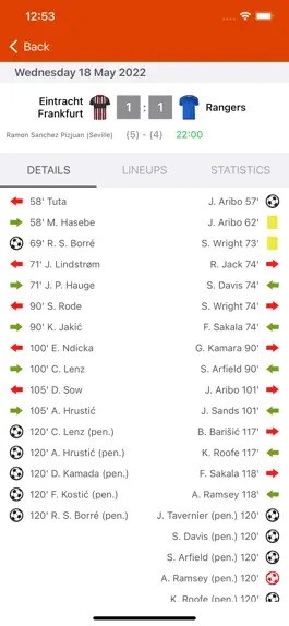 Game screenshot Live Scores for Europa League hack