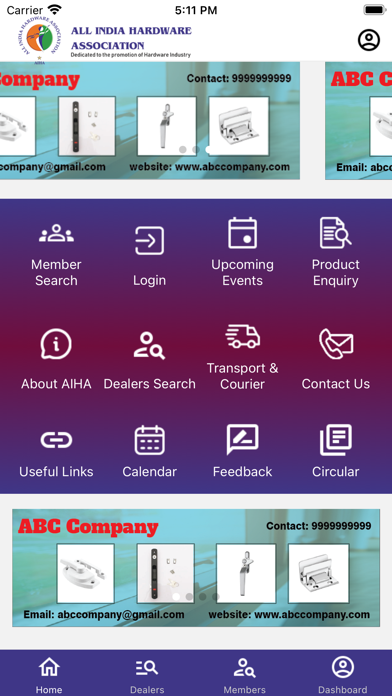 All India Hardware Association Screenshot