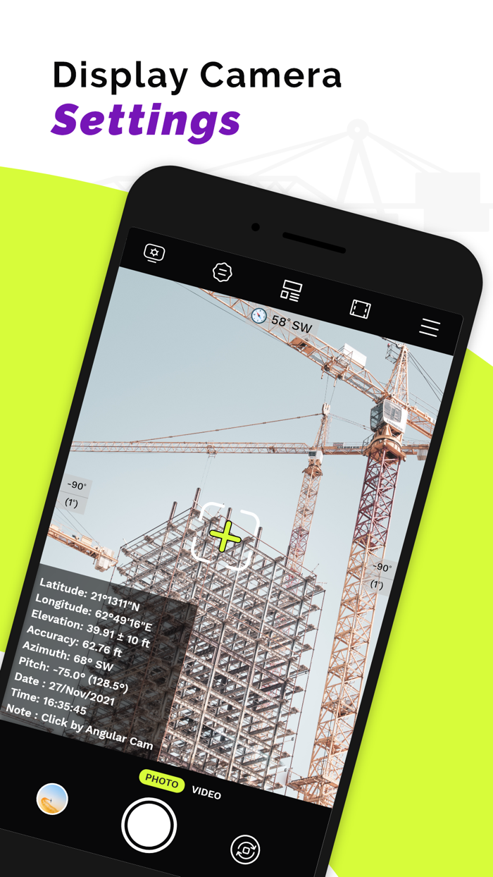GPS Angular Camera App