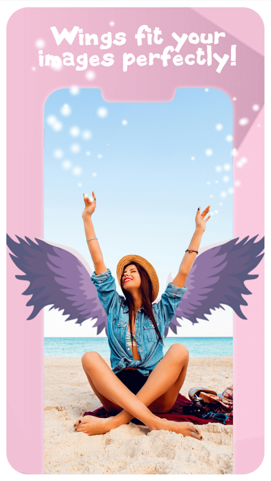 Angel Wings Cute Photo Editor Screenshot