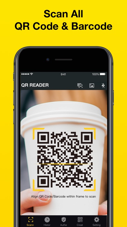 QR, Barcode Scanner for iPhone screenshot-0