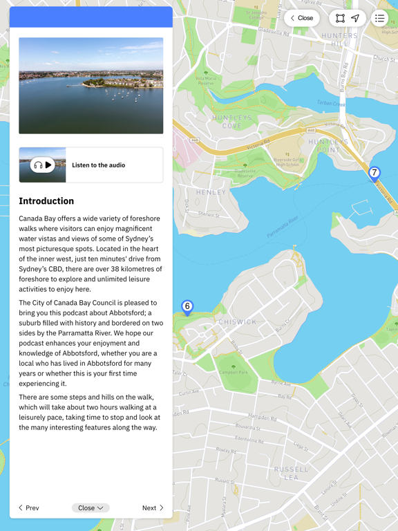 Screenshot #6 pour Canada Bay Walking Tours