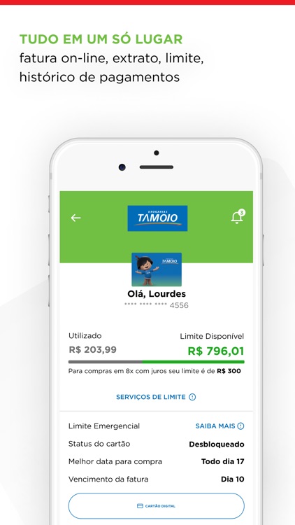 Cartão Tamoio