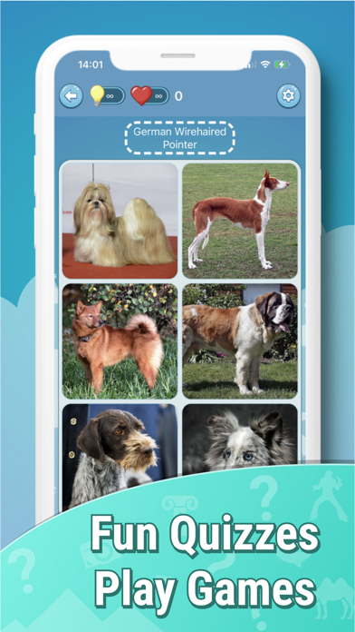 Quiz guess all cute dog breeds Screenshot