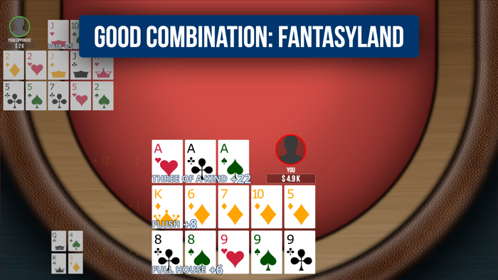 Chinese Poker OFC Pineapple