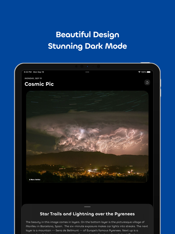 Cosmic Pic iPad screenshot 5 - News app