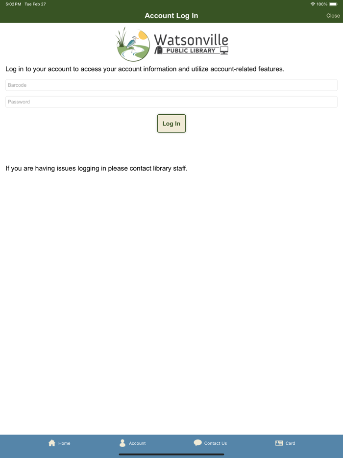 Watsonville Library App