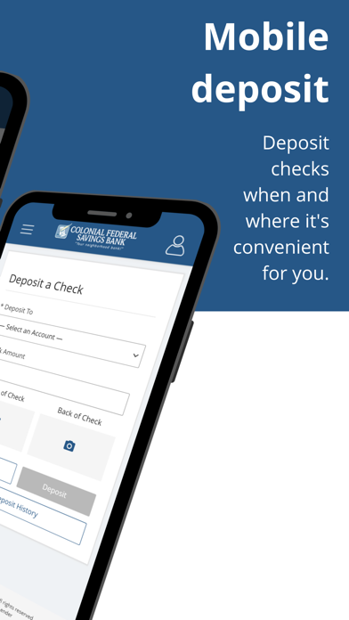 Colonial Federal Mobile Screenshot