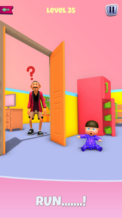 Baby Survival Escape Dad Game Screenshot