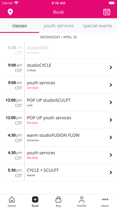 ZenStudio Fitness Screenshot