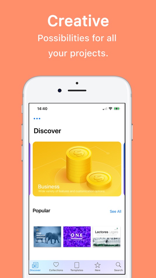 #1. Themes for Powerpoint - DesiGN (macOS) By: Graphic Node