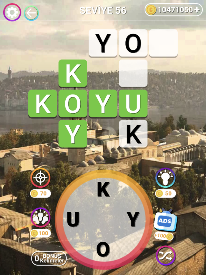 Seyyar Kelime Bulmaca Oyunu