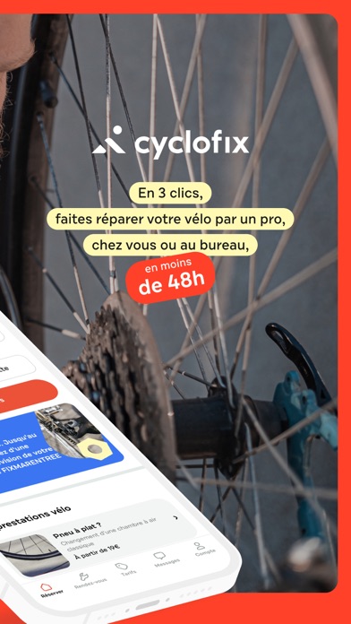 Screenshot #2 pour Cyclofix - Reparation Velo