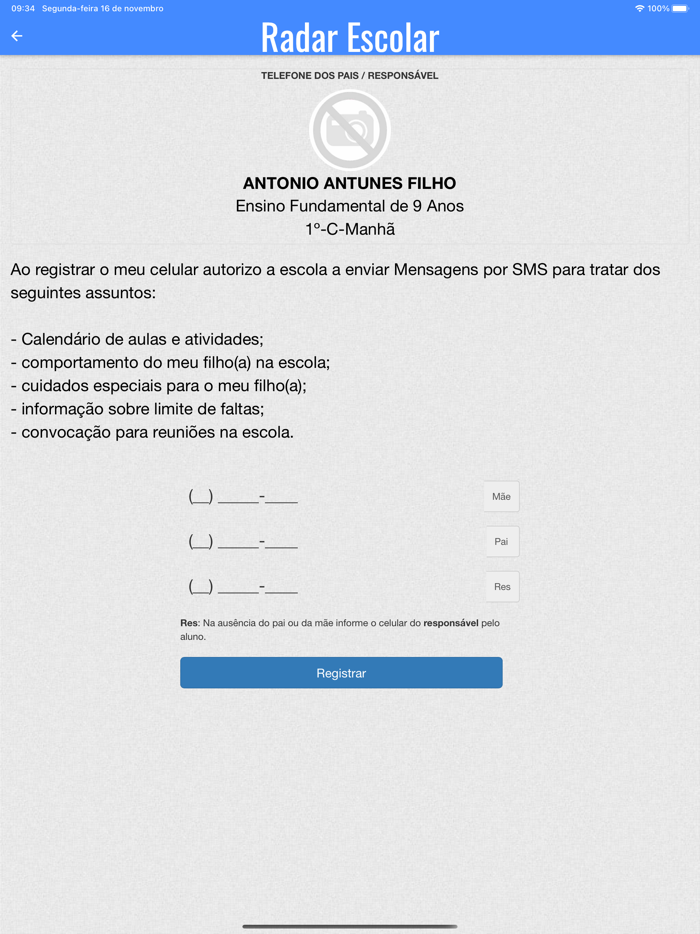 Radar Escolar Cáceres