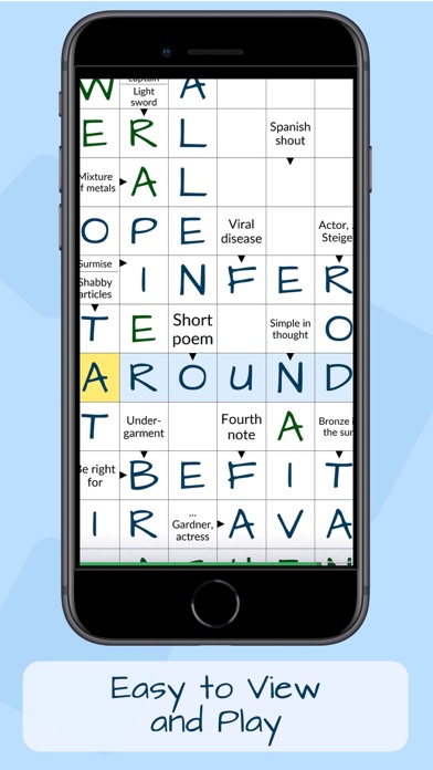 Crossword Plus: the Puzzle App Screenshot