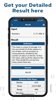 mean calculator average number iphone screenshot 3