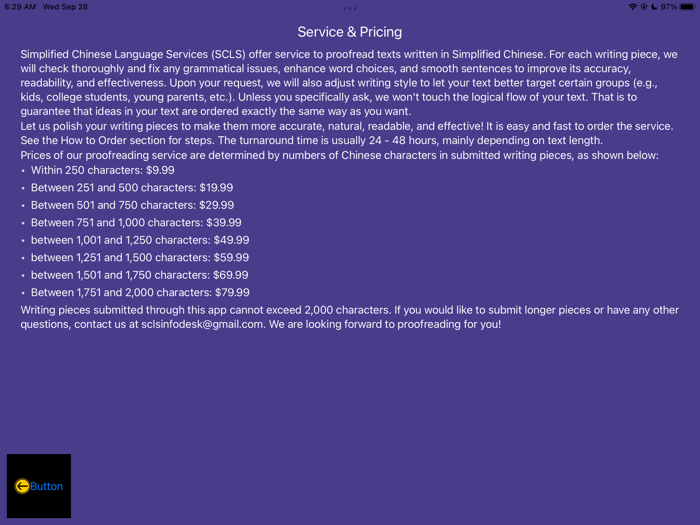 Chinese Proofreading Service