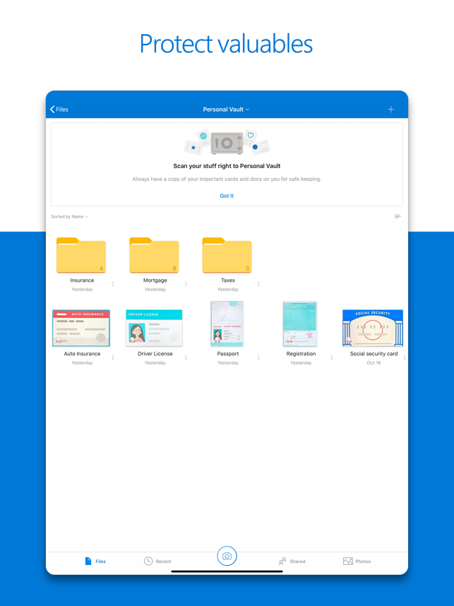 ‎Microsoft OneDrive Screenshot