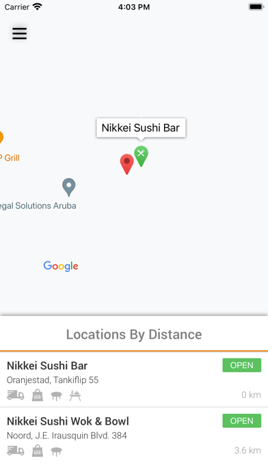 Nikkei Restaurant Group Screenshot