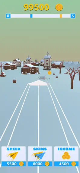 Game screenshot Fly Paper Plane Game mod apk
