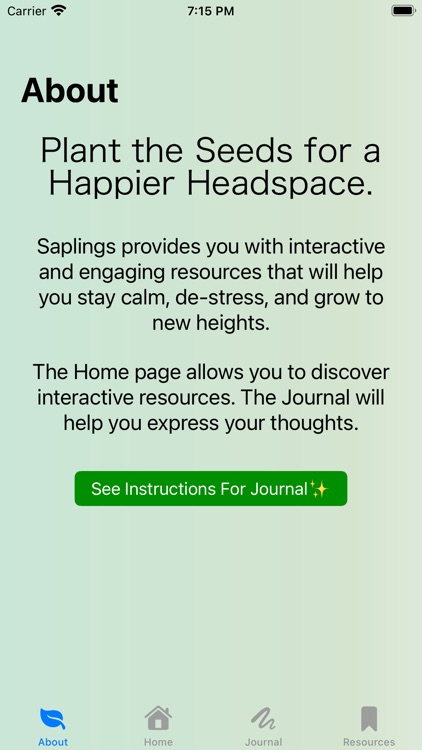 Saplings: Cultivate Happiness