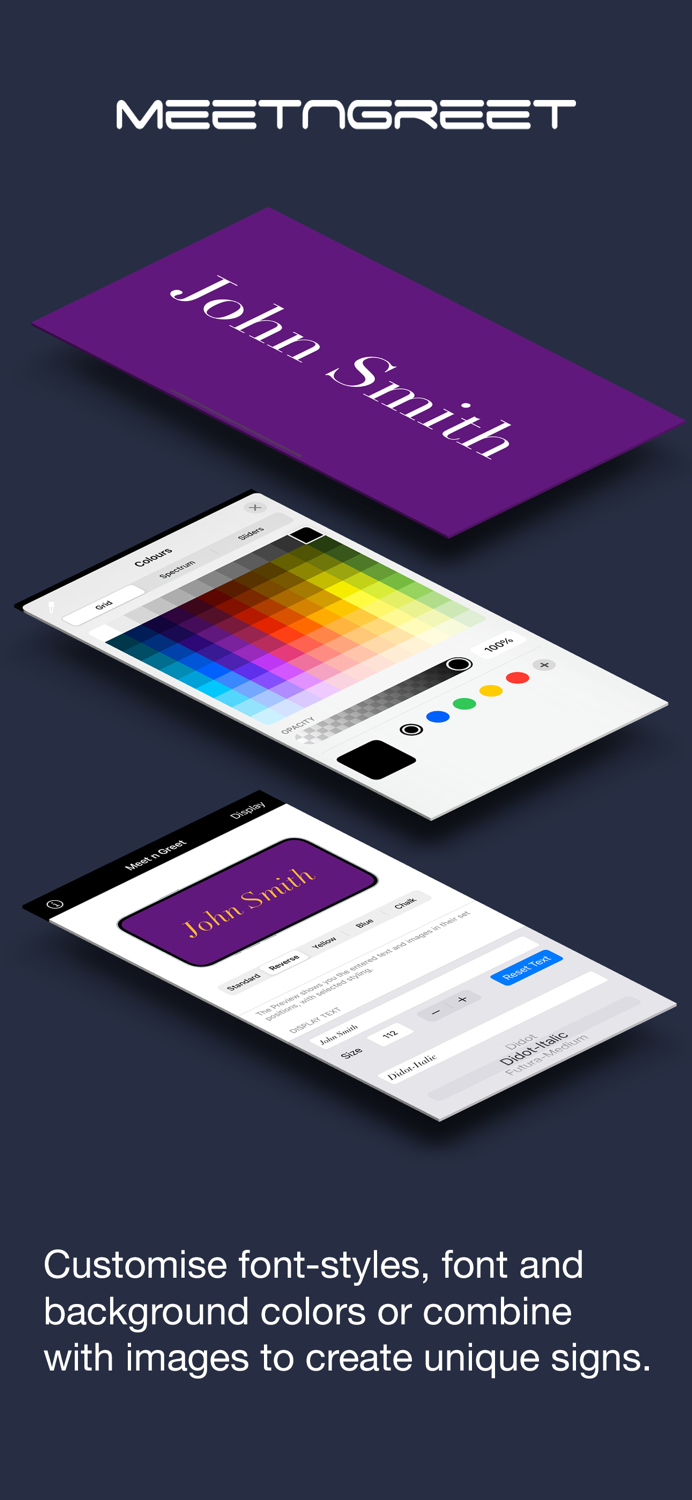 Meet n Greet - Mini Sign