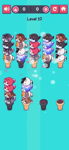 Game screenshot Ice Cream Cat – Color Sort apk
