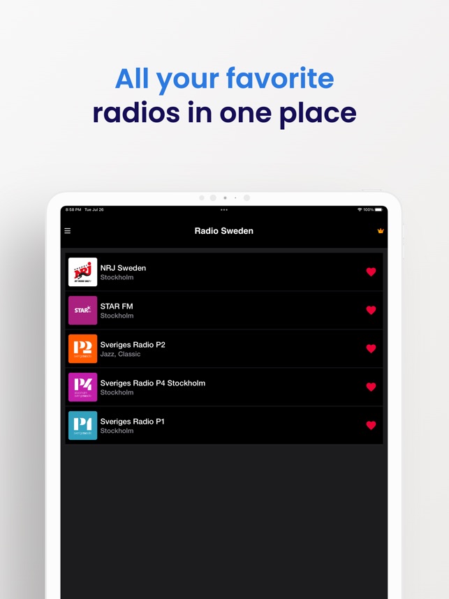Sweden Radio Stations on the App Store