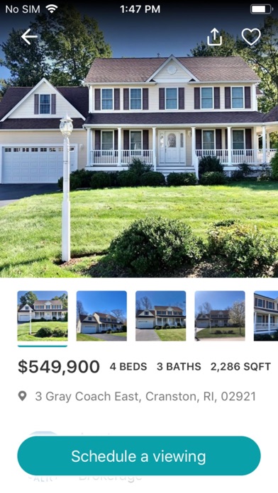 New England Home Search Screenshot