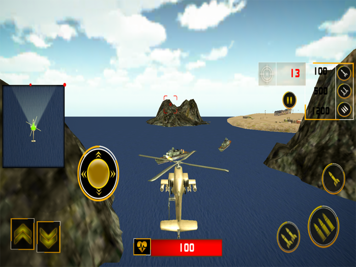Gunship Helicopter Shooting 3D