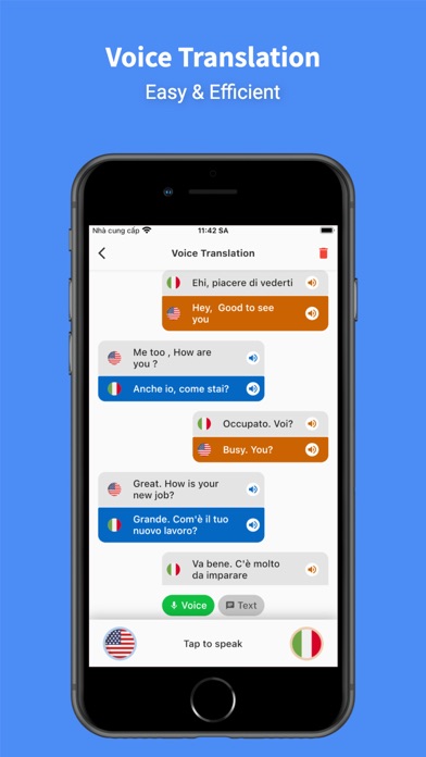 Italian - English : Translator Screenshot