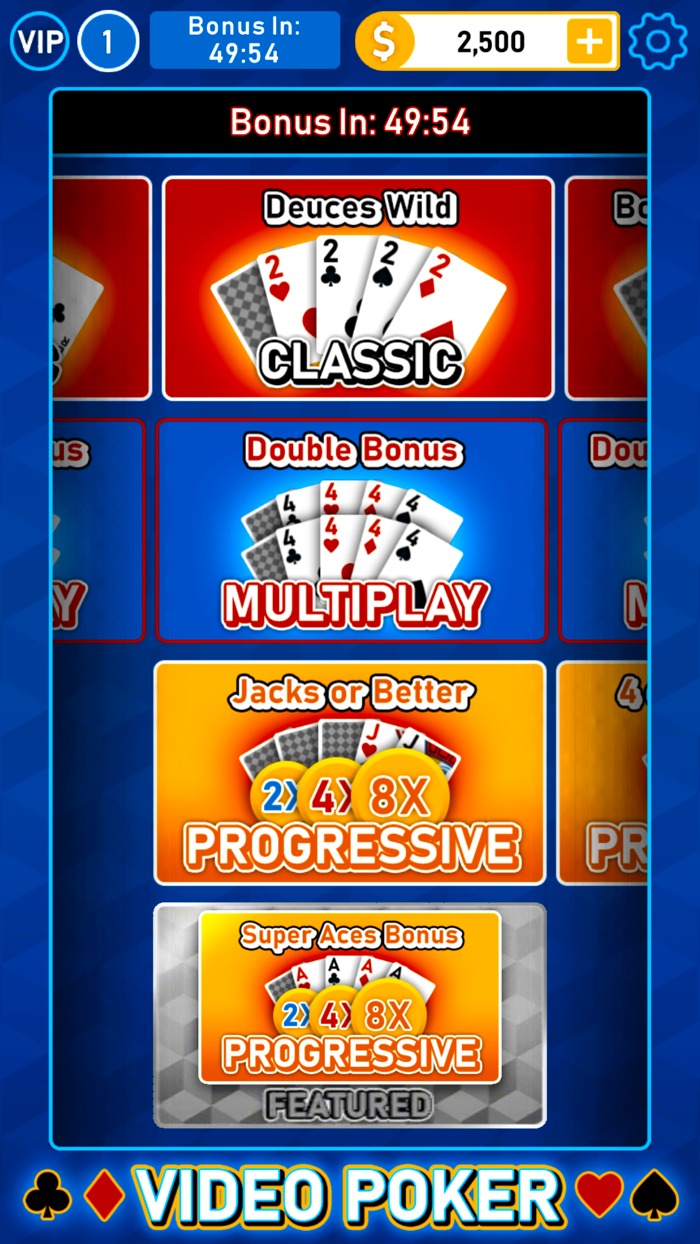 Video Poker Multi Bonus