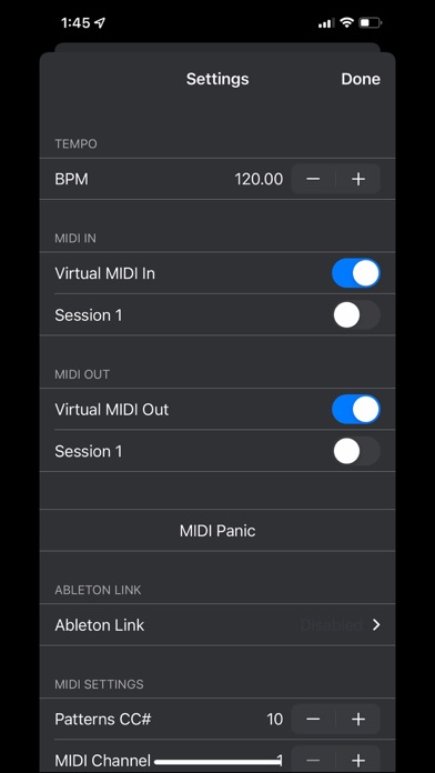 ShiftBud Generative MIDI AUv3 Screenshot