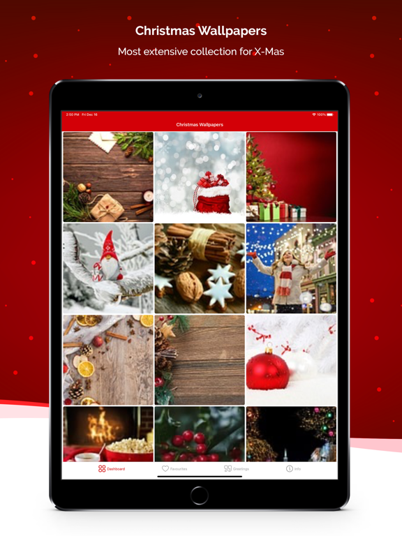 Screenshot #5 pour Christmas Wallpapers Greetings