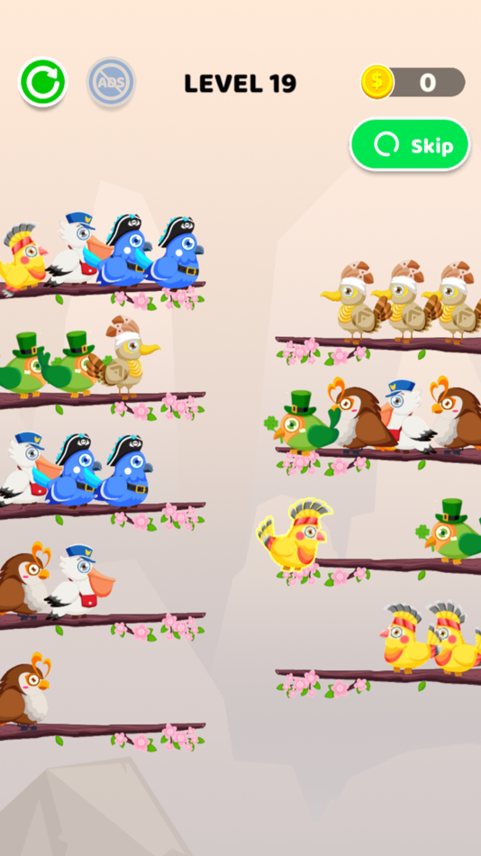 #4. Color Bird Sort - Puzzle Game (iOS) 来自: Hangzhou Mofun Interactive Technology Co., Ltd
