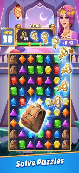 Game screenshot Jewels Magic: Queen Match 3 hack