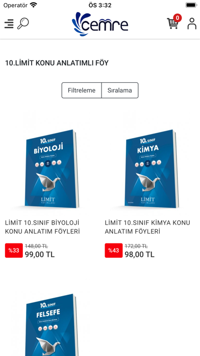 Cemre Kırtasiye Screenshot