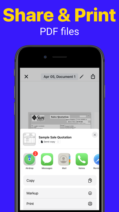 PDF Scanner, PDF Editor App Screenshot