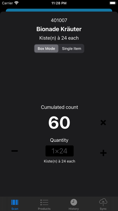 COMPESO Mobile Stock Count Screenshot