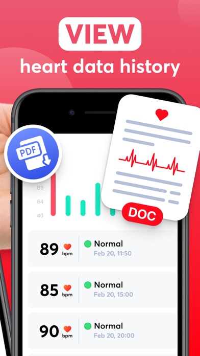 Heart Rate Monitor & Analysis Screenshot
