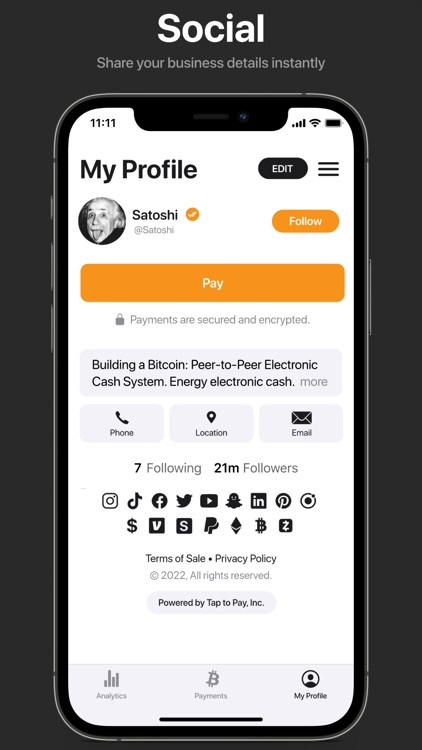 Bitcoin App - Tap to Pay