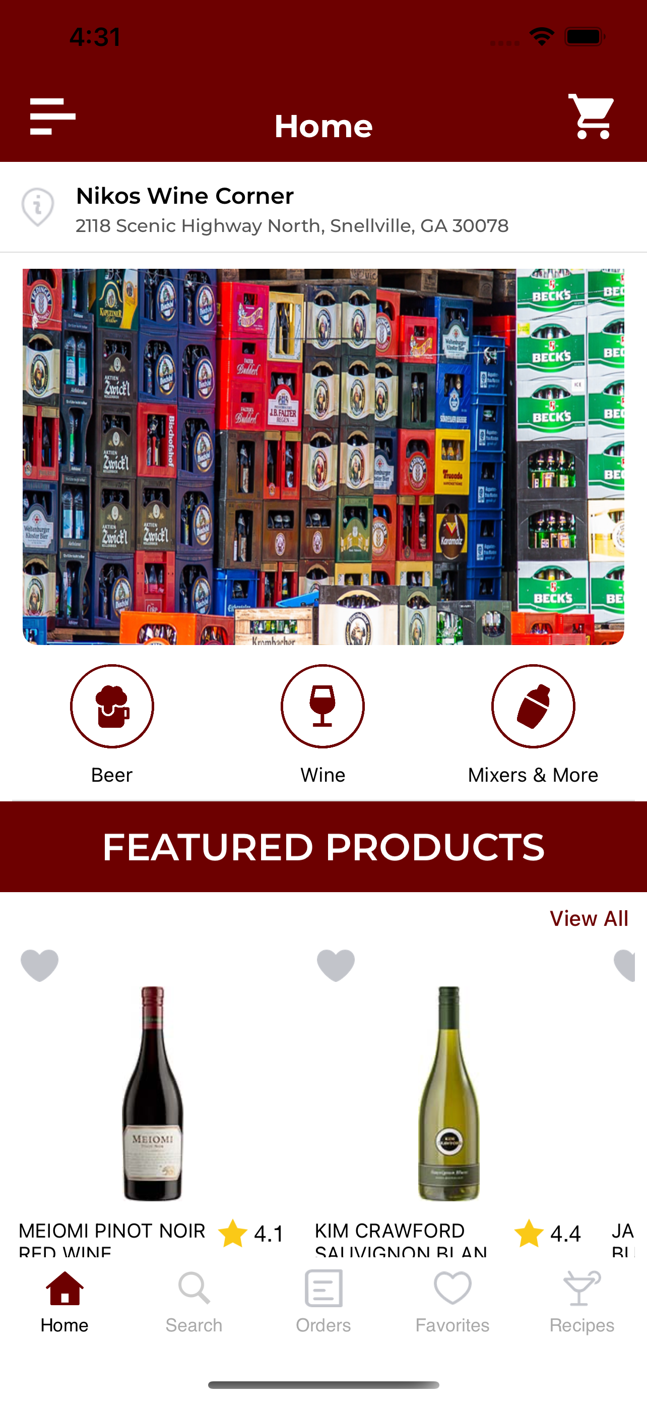 Niko’s Wine Corner
