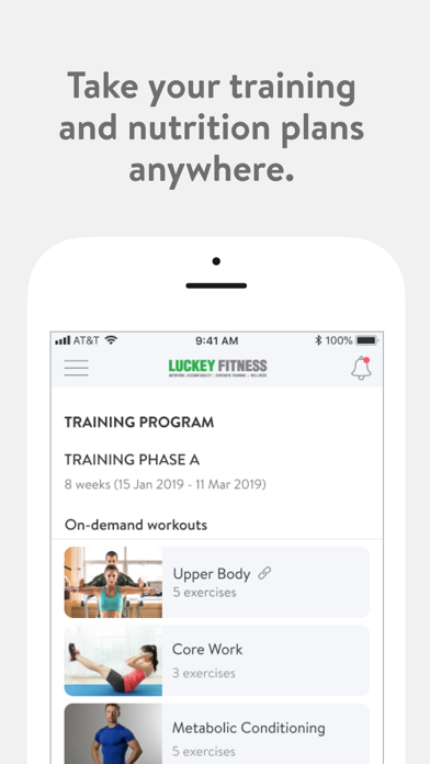 Luckey Fitness Screenshot