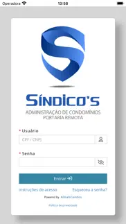 síndico's administradora iphone screenshot 1
