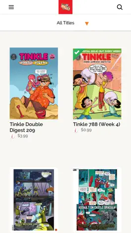 Game screenshot Tinkle Comics apk