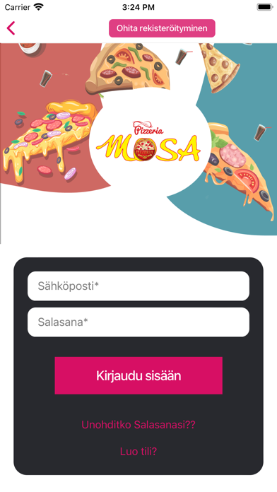 Mosa Pizzeria Screenshot