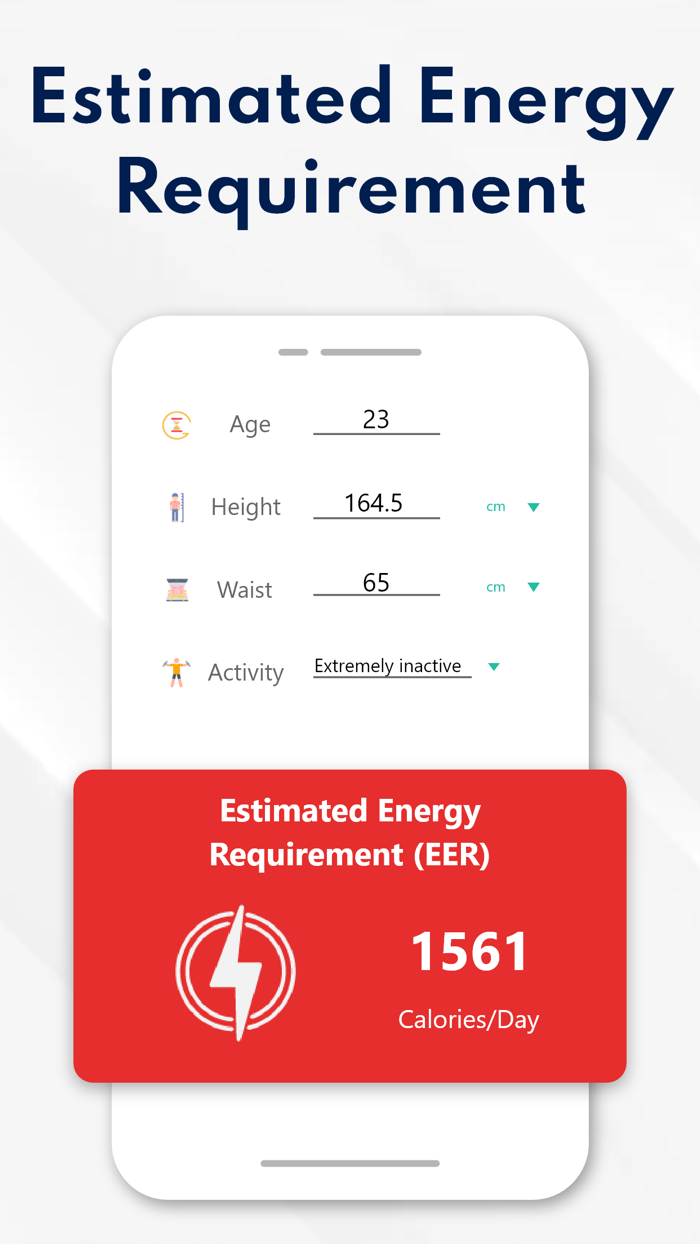 BMI BMR and Body Fat Calculator