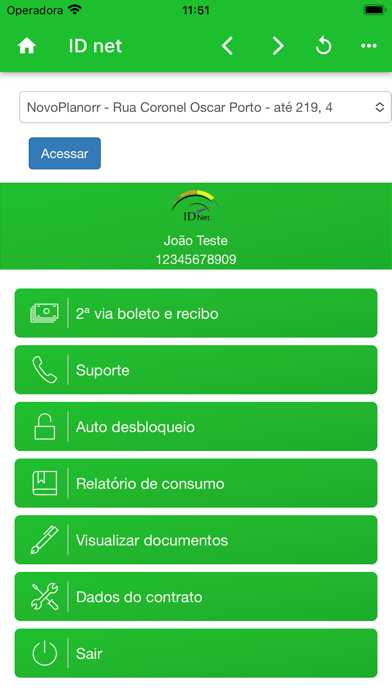 ID Net Internet Screenshot
