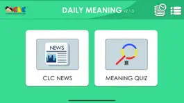 Game screenshot CLC Daily Meaning For Students mod apk