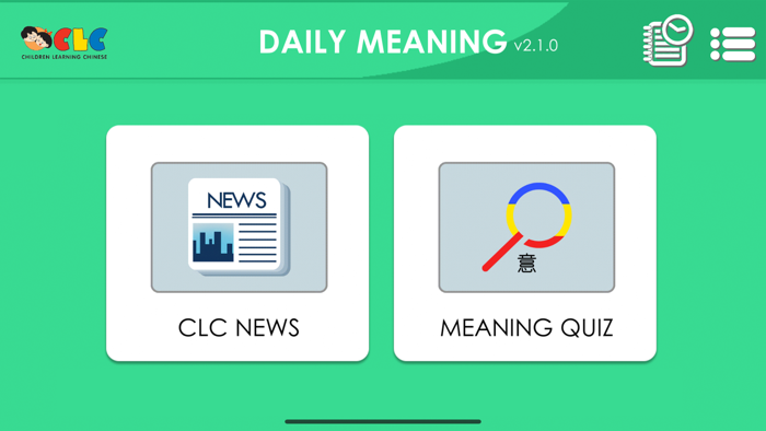 CLC Daily Meaning For Students